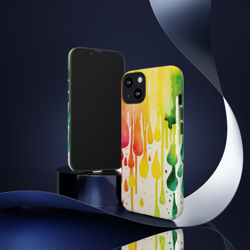 Rainbow Spring Showers - Impact Resistant Phone Case